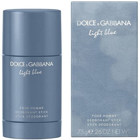 DOLCE&GABBANA Men's Light Blue Pour Homme Deodorant .